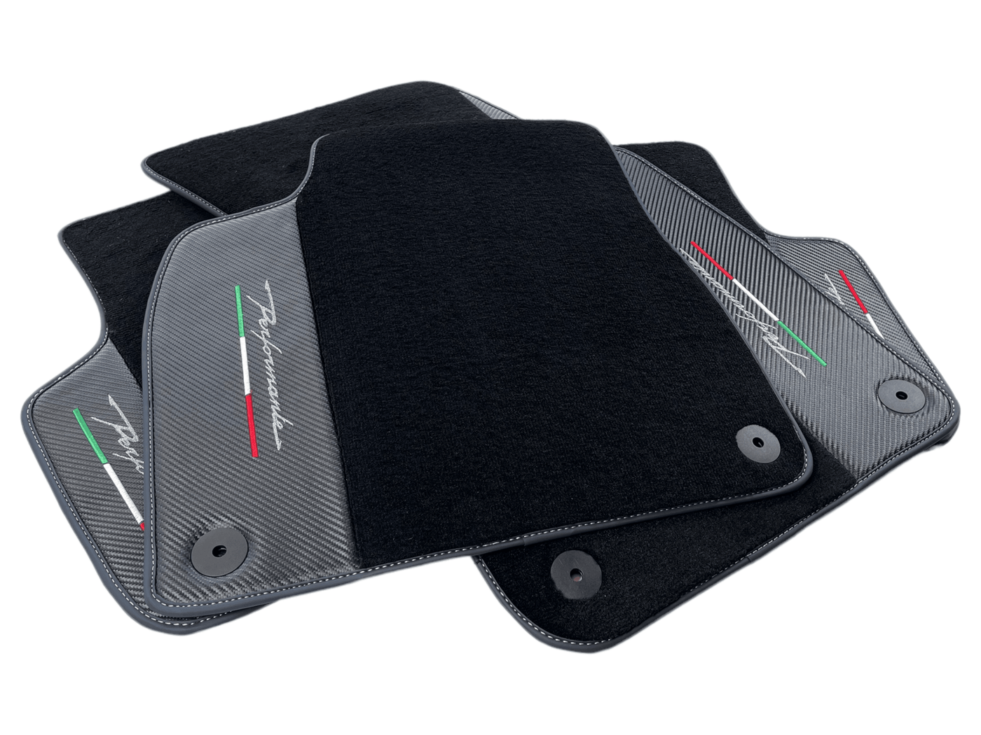 Floor Mats For Lamborghini Urus Performante With Carbon Leather - AutoWin