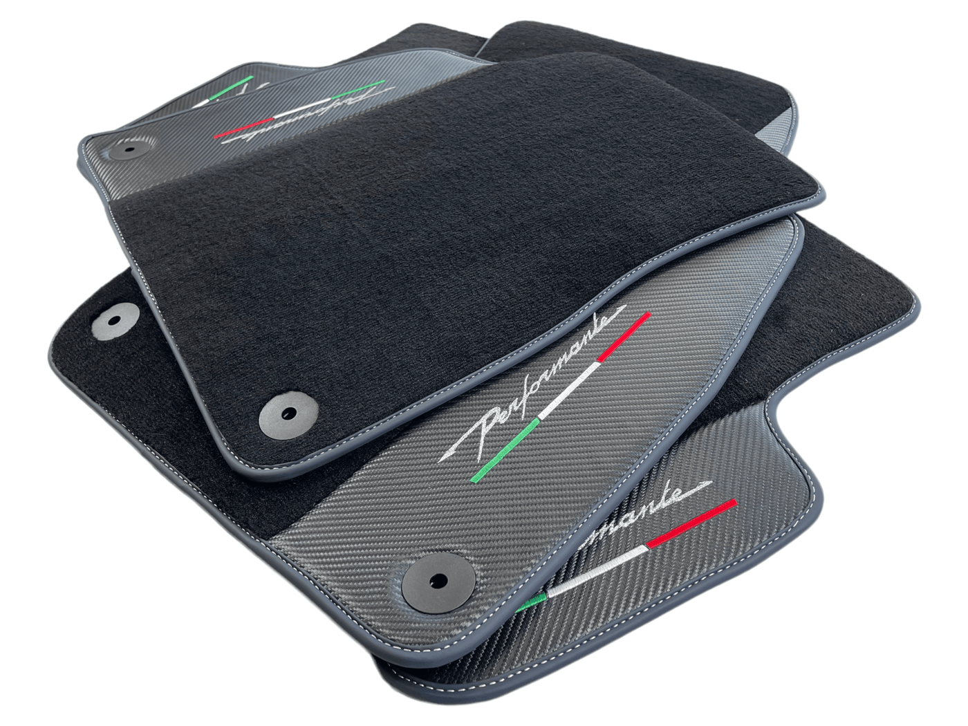 Floor Mats For Lamborghini Urus Performante With Carbon Leather - AutoWin