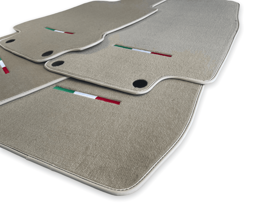 Floor Mats For Maserati GranTurismo (2007-2019) Beige IT Edition - AutoWin