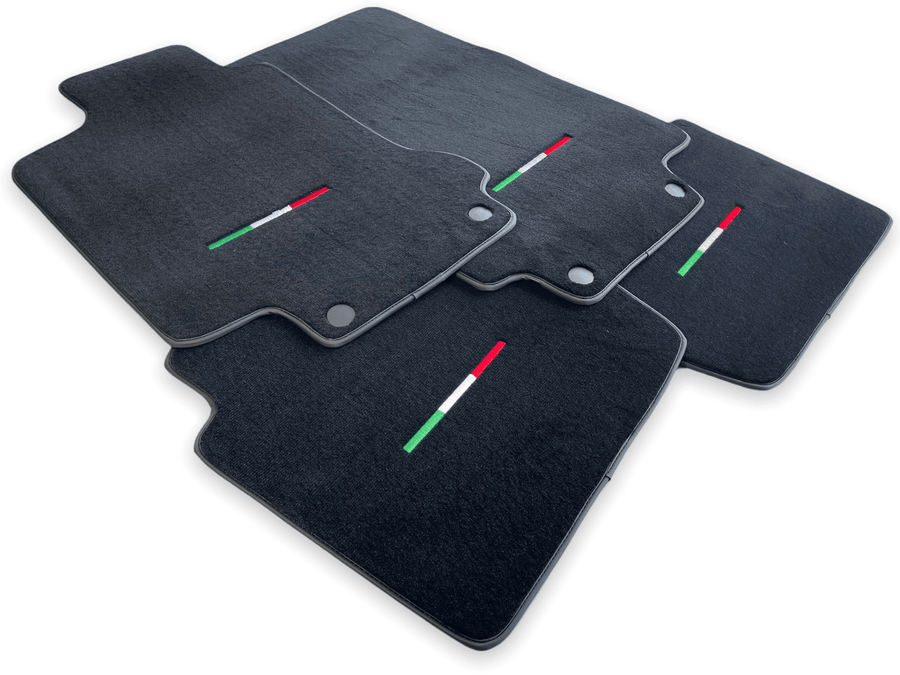 Floor Mats For Maserati GranTurismo Sportline (2009-2019) Black IT Edition - AutoWin