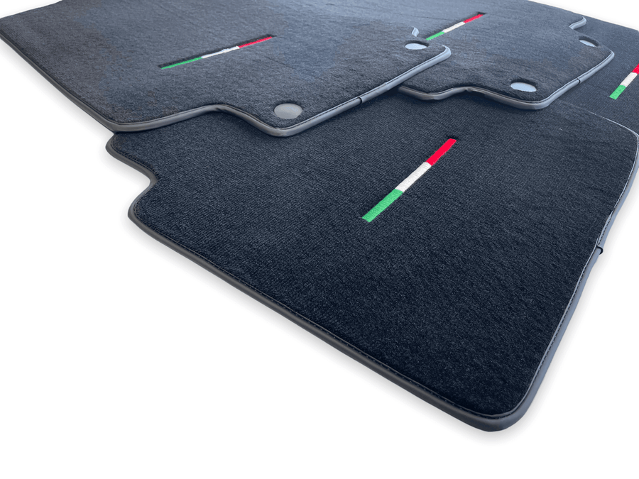 Floor Mats For Maserati GranTurismo Sportline (2009-2019) Black IT Edition - AutoWin