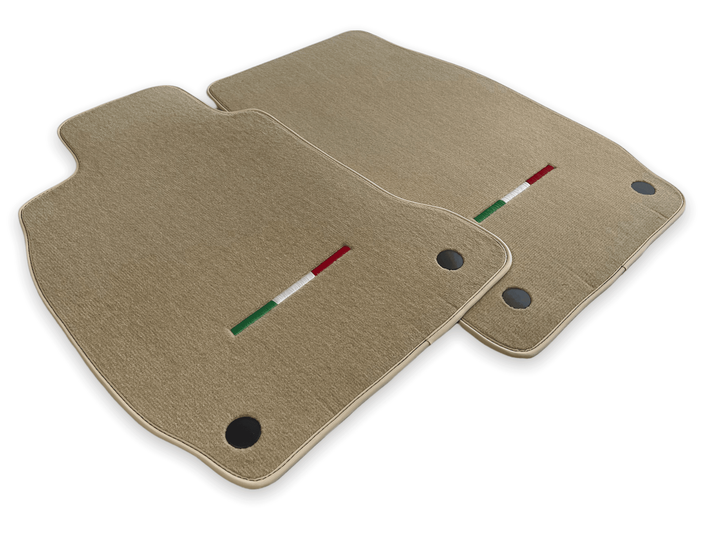 Floor Mats For Maserati Quattroporte Beige IT Edition - AutoWin