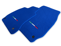 Floor Mats For Maserati Quattroporte Blue IT Edition - AutoWin