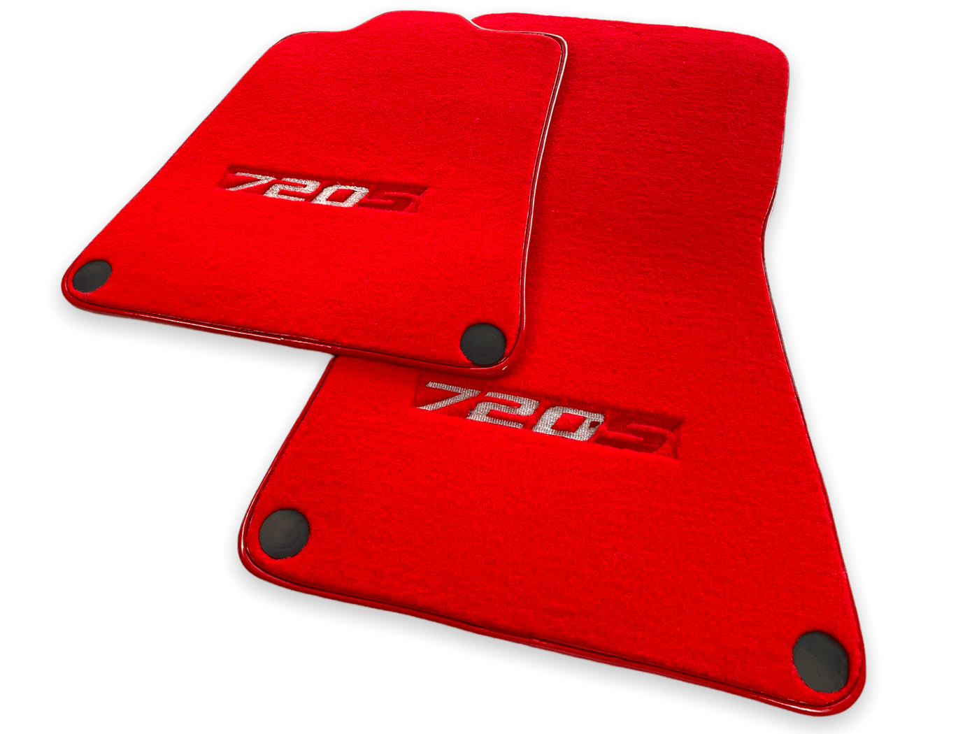 Floor Mats For McLaren 720S Red Tailored Carpets Set AutoWin - AutoWin