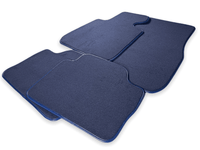 Floor Mats For Rolls Royce Phantom Drophead Coupe 2007–2016 Dark Blue - AutoWin