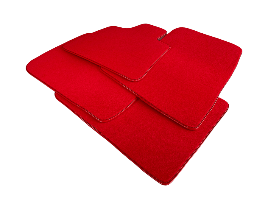 Floor Mats For Rolls Royce Phantom Drophead Coupe 2007–2016 Red - AutoWin