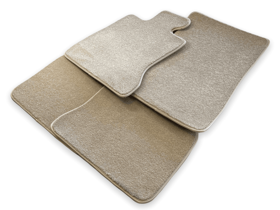 Floor Mats For Rolls Royce Wraith 2013-2023 Beige Luxury Quality - AutoWin
