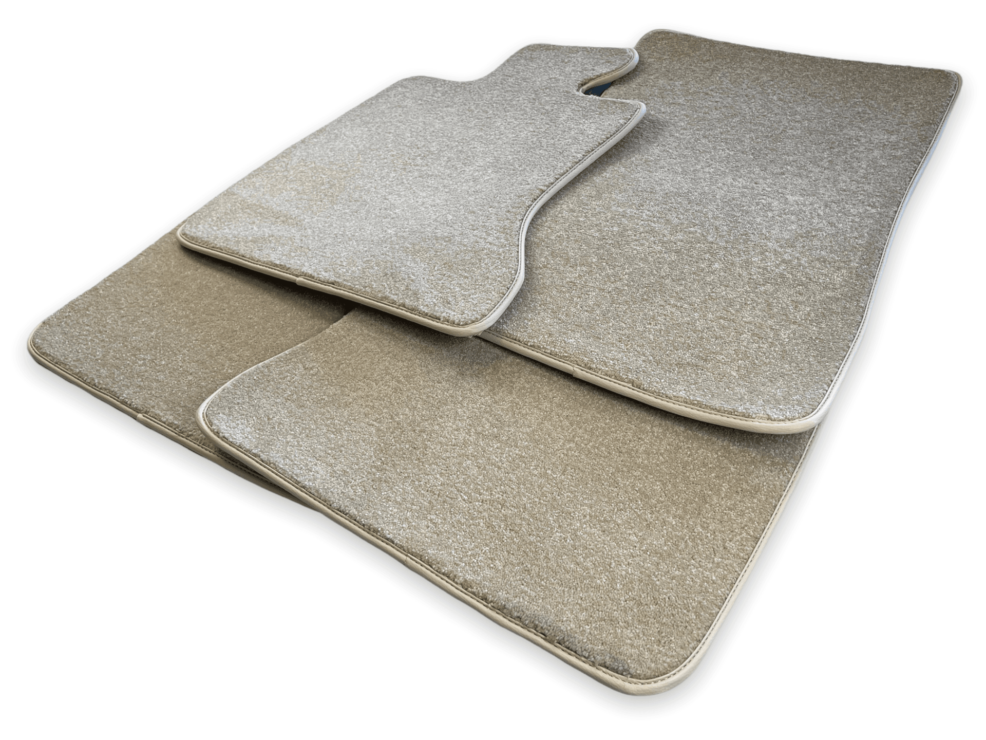 Floor Mats For Rolls Royce Wraith 2013-2023 Beige Luxury Quality - AutoWin