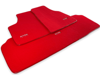 Floor Mats For Tesla Model 3 Red Tailored Carpets ER56 Design - AutoWin