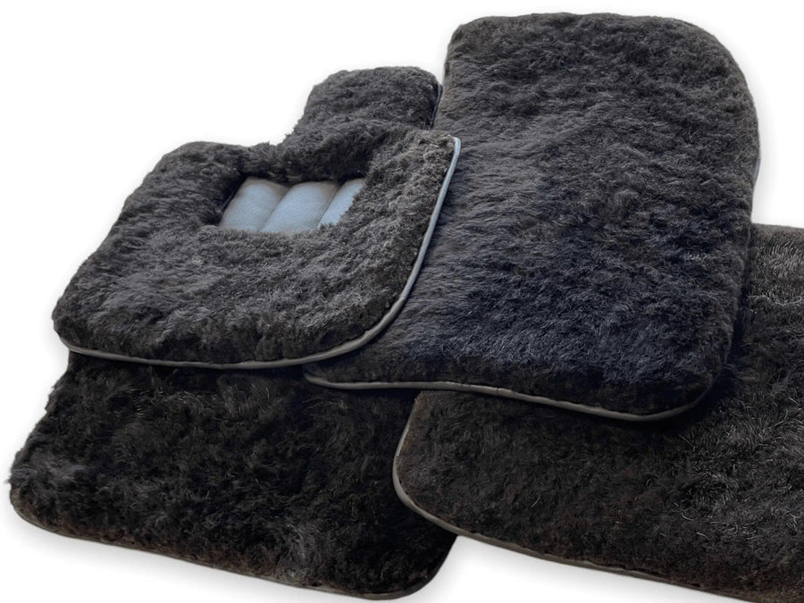 Genuine Sheepskin Floor Mats Bentley Mulsanne (2010-2020) Er56 Design Brand - AutoWin