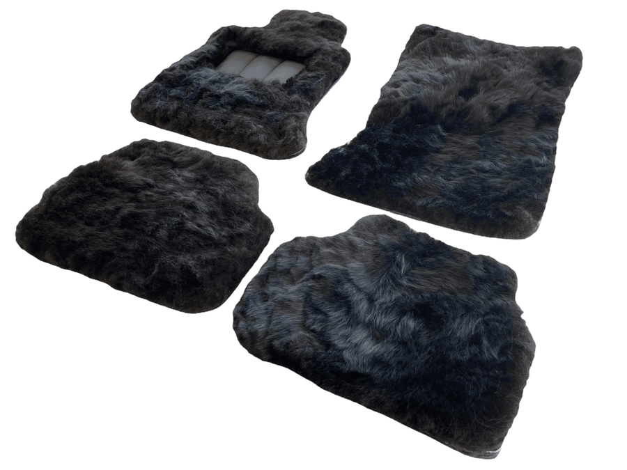 Genuine Sheepskin Floor Mats Rolls Royce Phantom Drophead Coupe 2007–2016 Er56 Design Brand - AutoWin