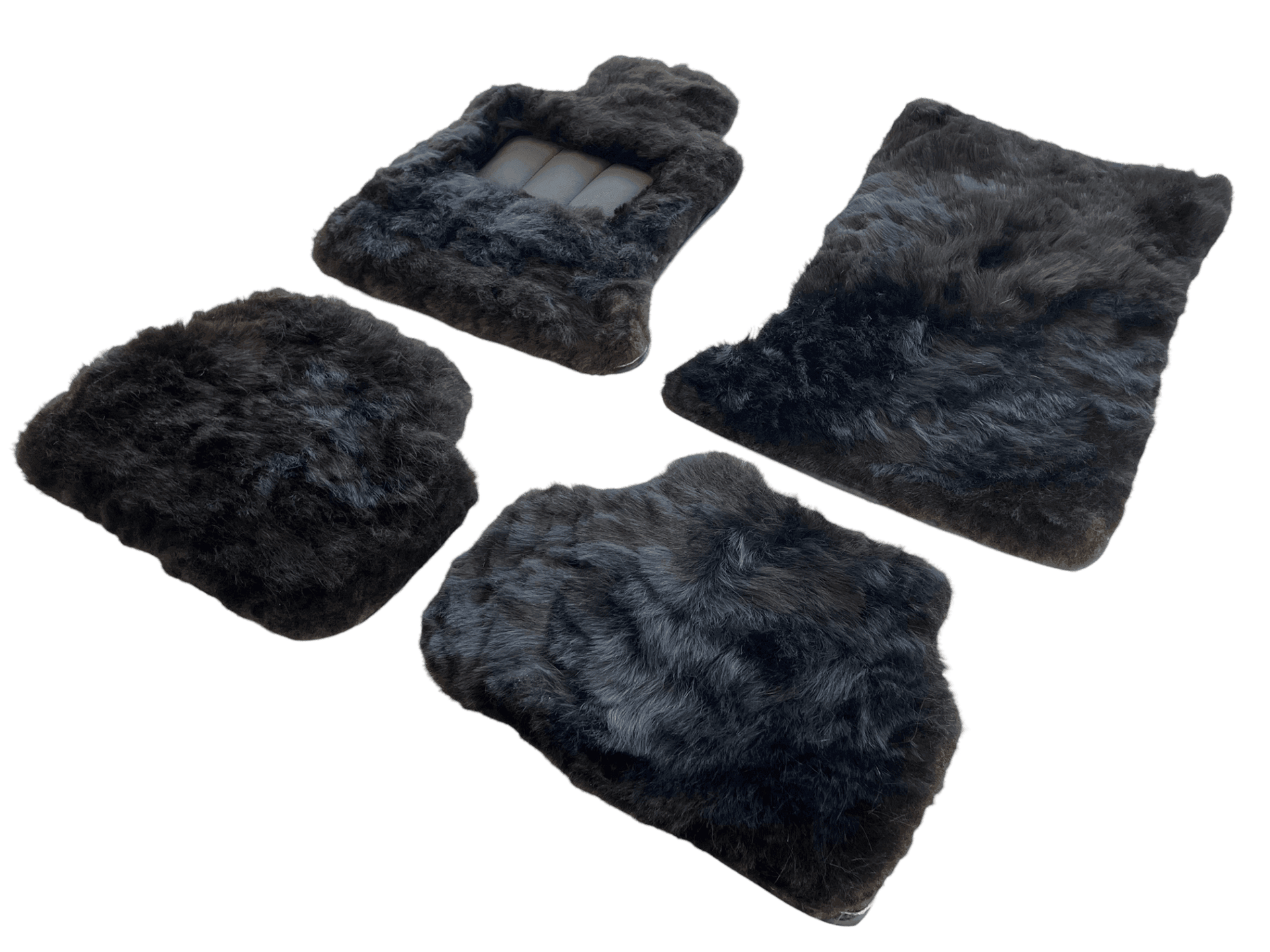 Genuine Sheepskin Floor Mats Rolls Royce Phantom Drophead Coupe 2007–2016 Er56 Design Brand - AutoWin
