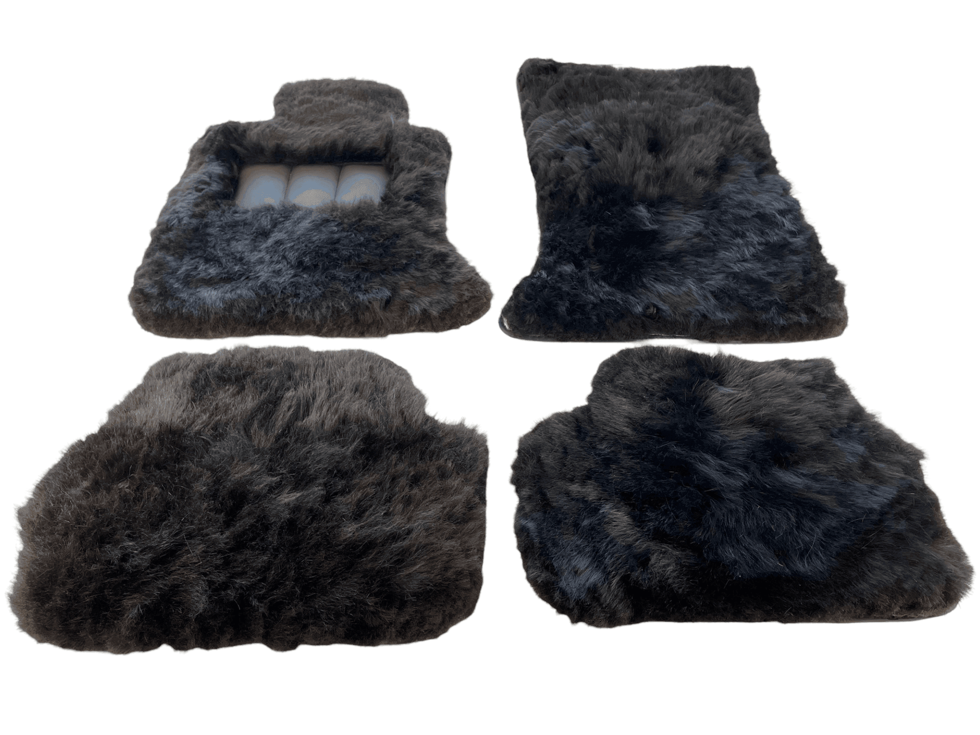 Genuine Sheepskin Floor Mats Rolls Royce Phantom Drophead Coupe 2007–2016 Er56 Design Brand - AutoWin