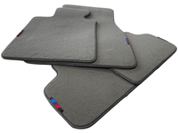 Gray Floor Mats For BMW 1 Series E81 With M Package AutoWin Brand - AutoWin