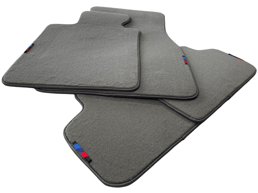 Gray Floor Mats For BMW M5 Series F90 With M Package AutoWin Brand - AutoWin