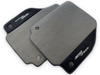 Gray Floor Mats For Ferrari 488 Spider 2015-2022 Alcantara Leather - AutoWin