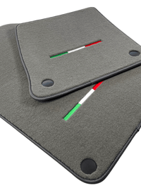 Gray Floor Mats For Ferrari 599 Coupe 2006-2012 Italian Edition - AutoWin