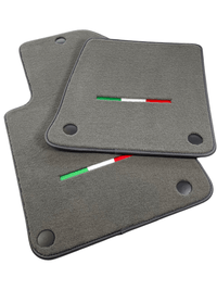 Gray Floor Mats For Ferrari 599 Coupe 2006-2012 Italian Edition - AutoWin