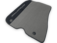 Gray Floor Mats For Ferrari 812 Superfast With Alcantara Leather - AutoWin