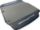 Gray Floor Mats For Ferrari 812 Superfast With Carbon Fiber Leather - AutoWin