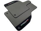 Gray Floor Mats for Lamborghini Aventador With Alcantara Leather - AutoWin