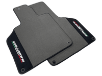 Gray Floor Mats for Lamborghini Gallardo With Alcantara Leather - AutoWin