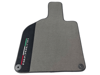 Gray Floor Mats for Lamborghini Huracan With Alcantara Leather - AutoWin