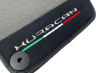 Gray Floor Mats for Lamborghini Huracan With Alcantara Leather - AutoWin