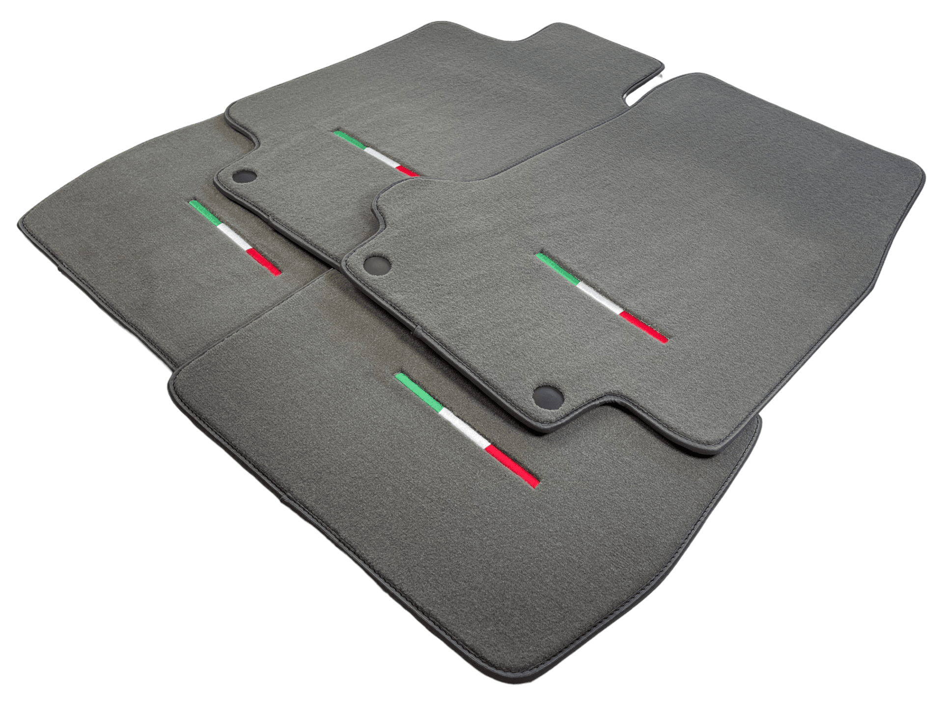 Gray Floor Mats For Maserati GranTurismo (2007-2019) IT Edition - AutoWin