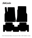 Gray Floor Mats For Mercedes Benz A-Class W168 (1997-2004) | Limited Edition - AutoWin