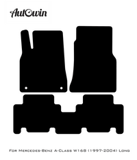 Gray Floor Mats For Mercedes Benz A-Class W168 (1997-2004) | Limited Edition - AutoWin