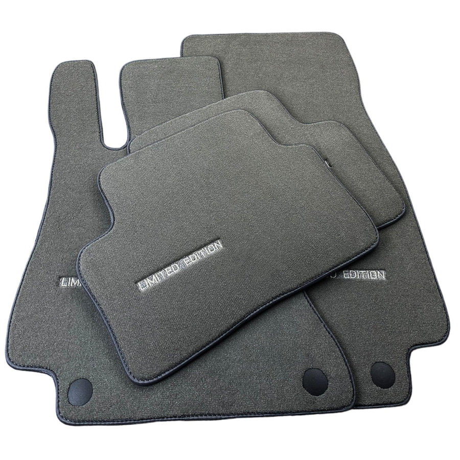 Gray Floor Mats For Mercedes Benz C-Class S206 Wagon (2021-2023) Hybrid | Limited Edition - AutoWin
