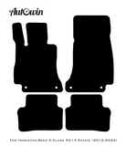 Gray Floor Mats For Mercedes Benz E-Class S213 Estate (2016-2020) | Limited Edition - AutoWin
