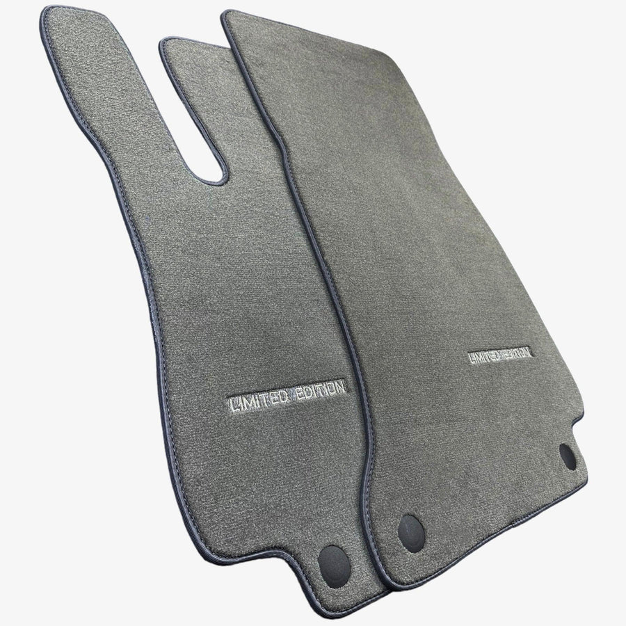 Gray Floor Mats For Mercedes Benz E-Class W213 Sedan (2020-2023) Hybrid | Limited Edition - AutoWin