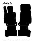 Gray Floor Mats For Mercedes Benz E-Class W213 Sedan (2020-2023) | Limited Edition - AutoWin
