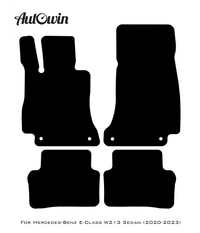 Gray Floor Mats For Mercedes Benz E-Class W213 Sedan (2020-2023) | Limited Edition - AutoWin