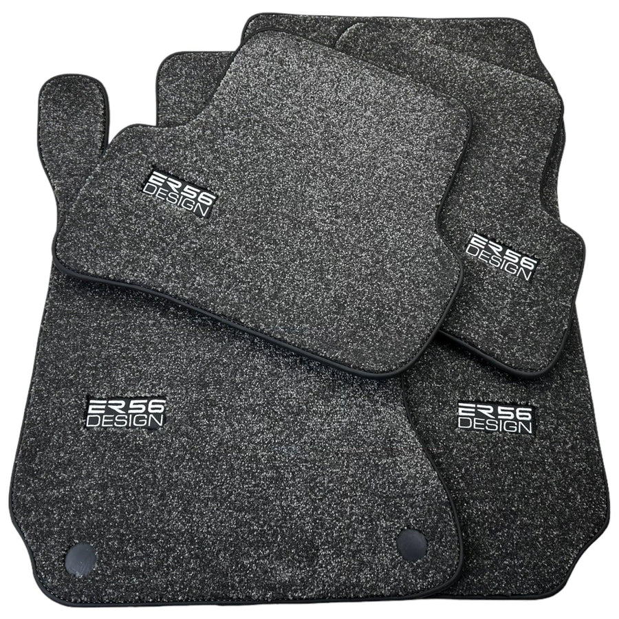 Gray Luxury Floor Mats For Mercedes Benz B-Class W246 4Matic (2011-2019) | ER56 Design - AutoWin