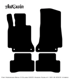 Gray Luxury Floor Mats For Mercedes Benz C-Class S205 Wagon Facelift (2018-2023) Hybrid | ER56 Design - AutoWin