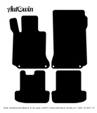 Gray Luxury Floor Mats For Mercedes Benz E-Class A207 Convertible Facelift (2013-2017) | ER56 Design - AutoWin