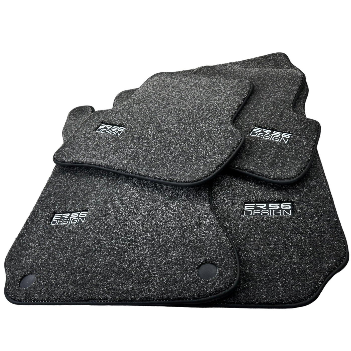 Gray Luxury Floor Mats For Mercedes Benz E-Class A207 Convertible Facelift (2013-2017) | ER56 Design - AutoWin