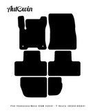 Gray Luxury Floor Mats For Mercedes Benz EQB-Class X243 (2022-2024) | ER56 Design - AutoWin