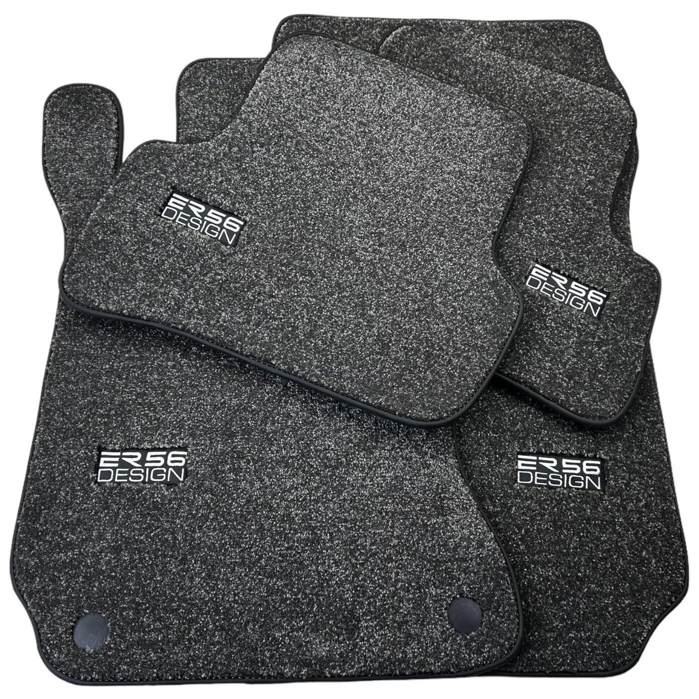 Gray Luxury Floor Mats For Mercedes Benz S-Class V223 (2020-2023) Long Wheelbase | ER56 Design - AutoWin
