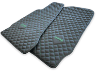 Leather Floor Mats For Aston Martin V8 Vantage (2005–2023) ER56 Design - AutoWin