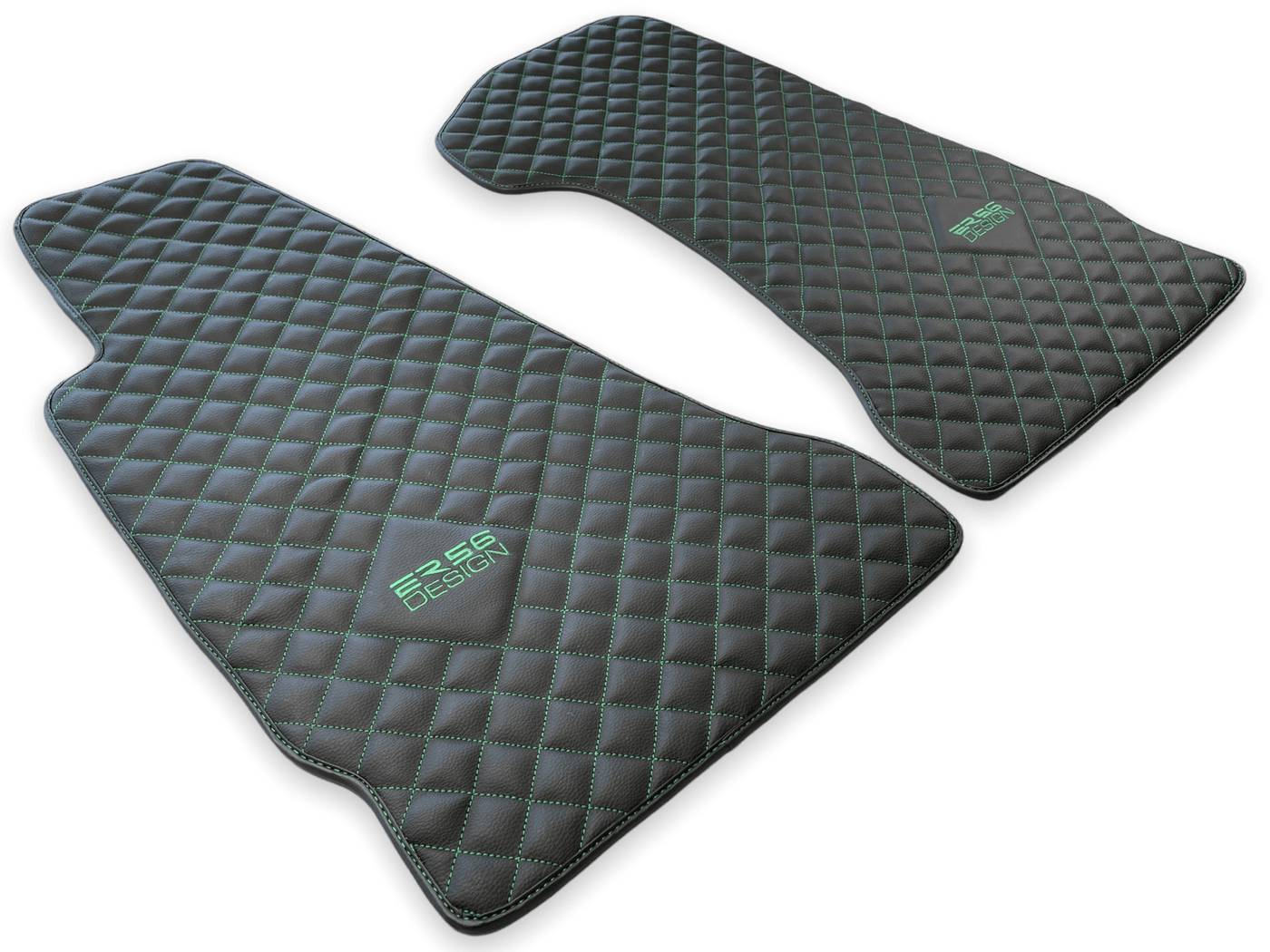 Leather Floor Mats For Aston Martin V8 Vantage (2005–2023) ER56 Design - AutoWin