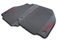 Leather Floor Mats For Ferrari 458 Italia 2009-2015 With Carbon Fiber - AutoWin