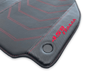 Leather Floor Mats For Ferrari 458 Italia 2009-2015 With Carbon Fiber - AutoWin