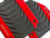 Leather Floor Mats For Ferrari 488 GTB 2015-2022 - AutoWin