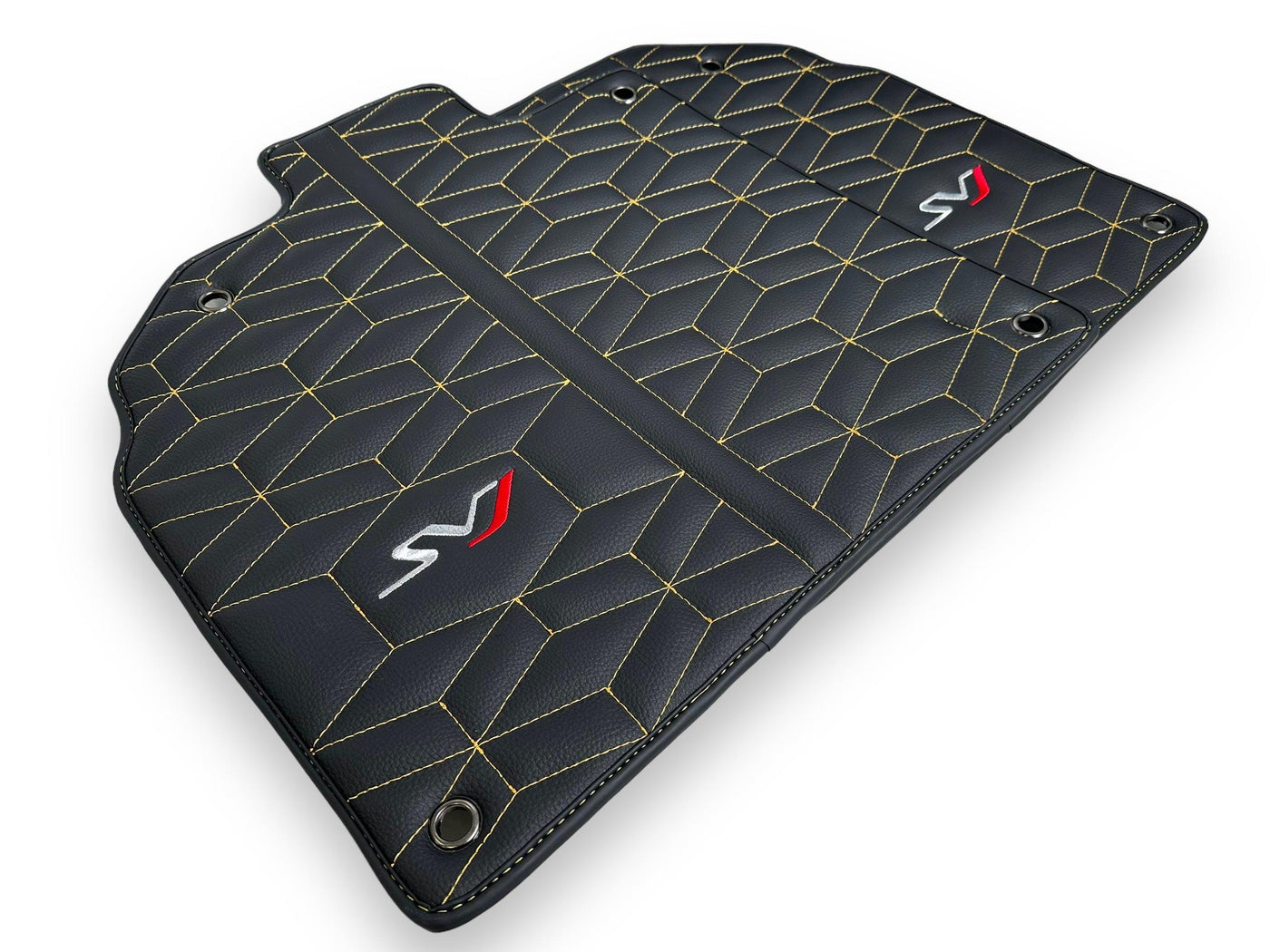 Leather Floor Mats for Lamborghini Aventador SVJ Limited Edition - AutoWin