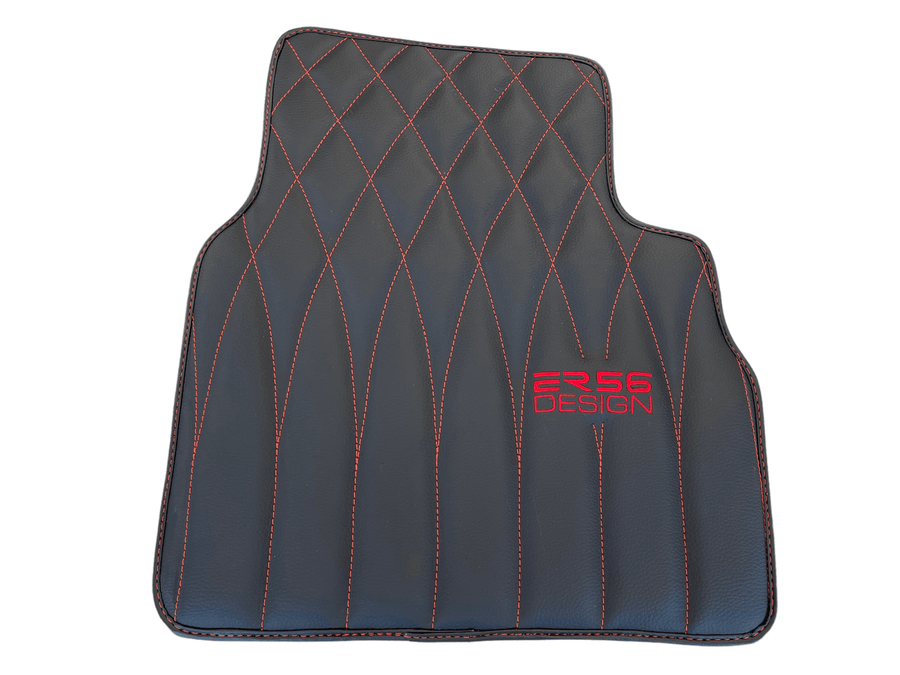 Leather Floor Mats For Mercedes-Benz G Class 2019-2022 W463 ER56 Design - AutoWin