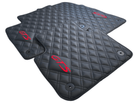 Leather Floor Mats for Porsche Cayenne GTS 2018-2023 - AutoWin